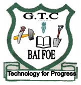 GOVERNMENT TECHNICAL COLLEGE BAI FOE GOVERNMENT TECHNICAL COLLEGE BAI FOE