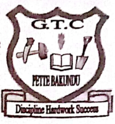 GOVERNMENT TECHNICAL COLLEGE PETTE BAKUNDU GOVERNMENT TECHNICAL COLLEGE PETTE BAKUNDU